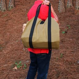 image-Outdoor Firewood Handbag Portable And Durable