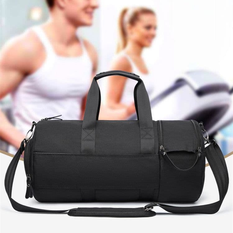 image-Waterproof Polyester Fabrics Gym Bag Portable Travel Handbag