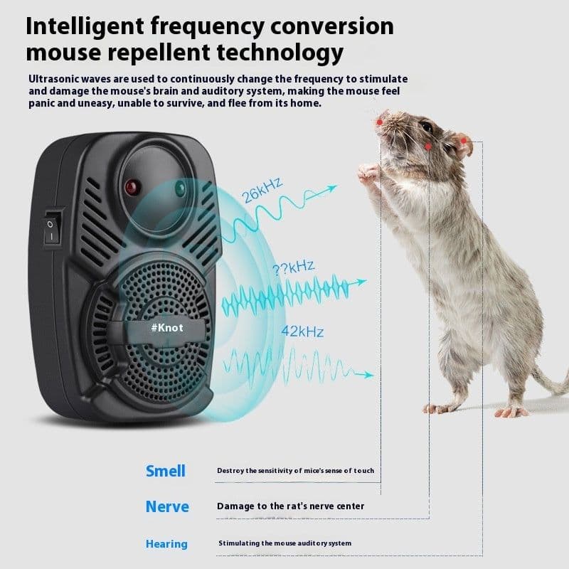 image-Upgraded Version Ultrasonic Pest Repeller Mosquito Repellent Ultrasonic Electronic Rat Repellent Insect Killer Home Supplies