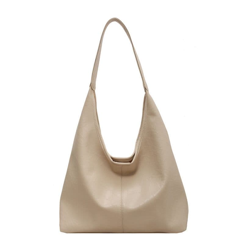 image-New All-match Soft Leather Shoulder Large Capacity Leisure Combination Tote Bag