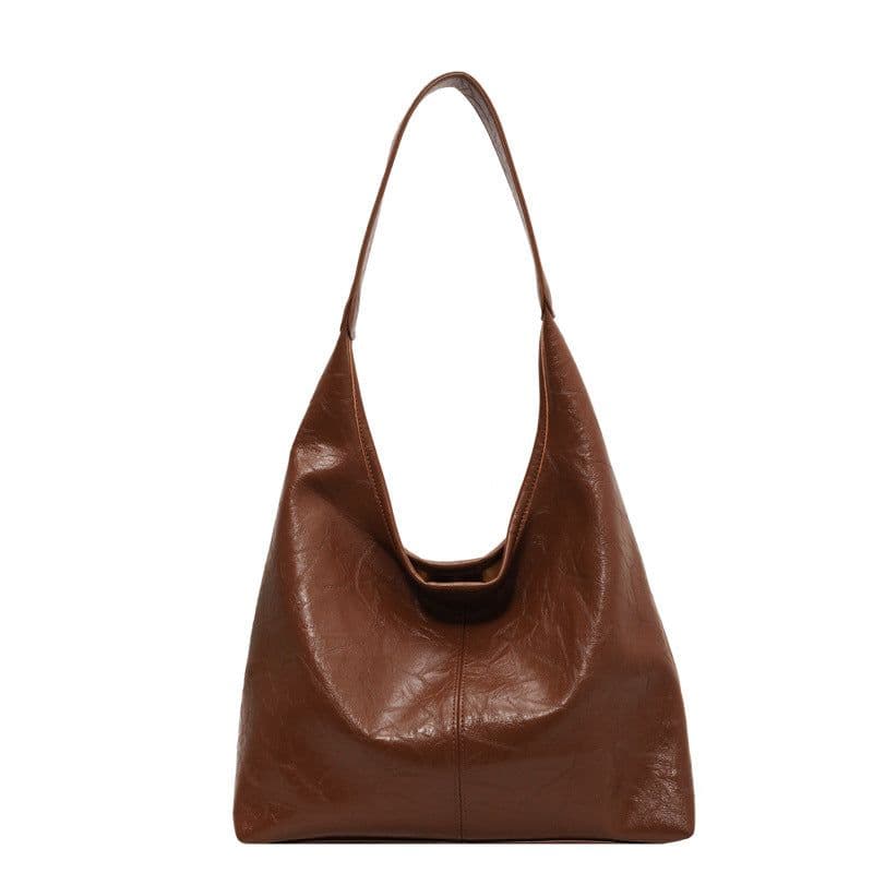 image-New All-match Soft Leather Shoulder Large Capacity Leisure Combination Tote Bag