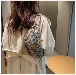 image-Women's Fashion Retro Wide Strap Crossbody Bag