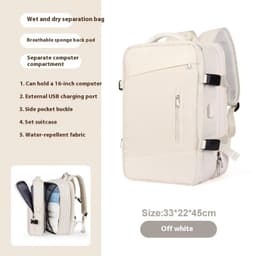image-Scalable New Business Travel Large Capacity Computer Schoolbag Women