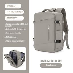 image-Scalable New Business Travel Large Capacity Computer Schoolbag Women