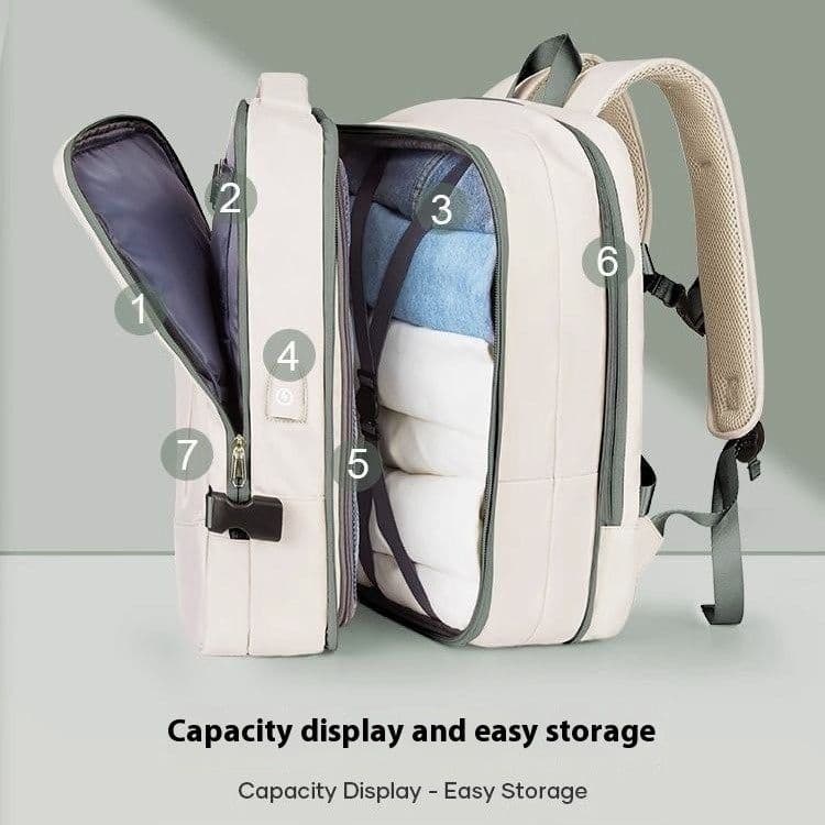 image-Scalable New Business Travel Large Capacity Computer Schoolbag Women