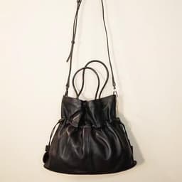 image-Soft Sheepskin Special-interest Design Small Chinese Character Fu Bag Pull Yuanbao Bag