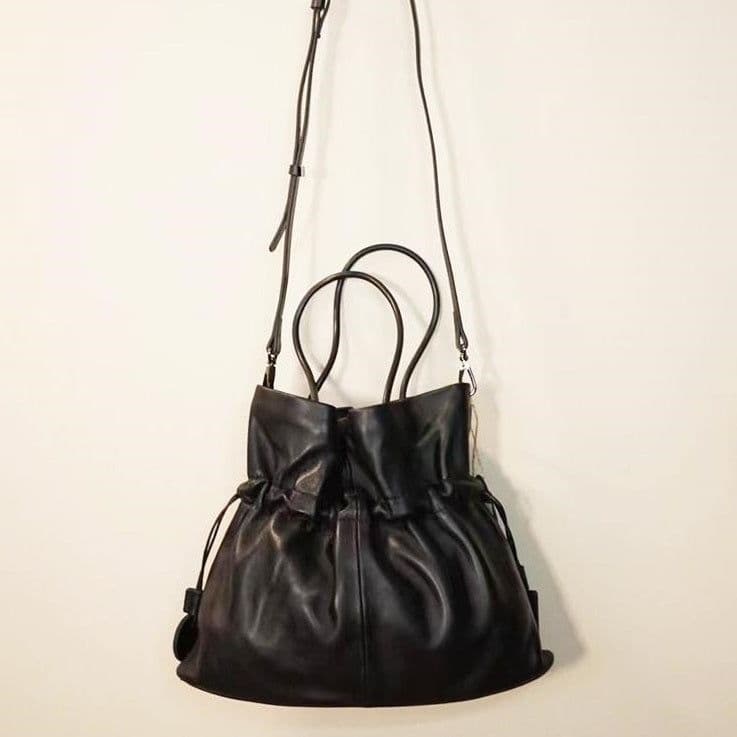 image-Soft Sheepskin Special-interest Design Small Chinese Character Fu Bag Pull Yuanbao Bag