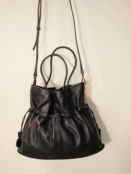 image-Soft Sheepskin Special-interest Design Small Chinese Character Fu Bag Pull Yuanbao Bag