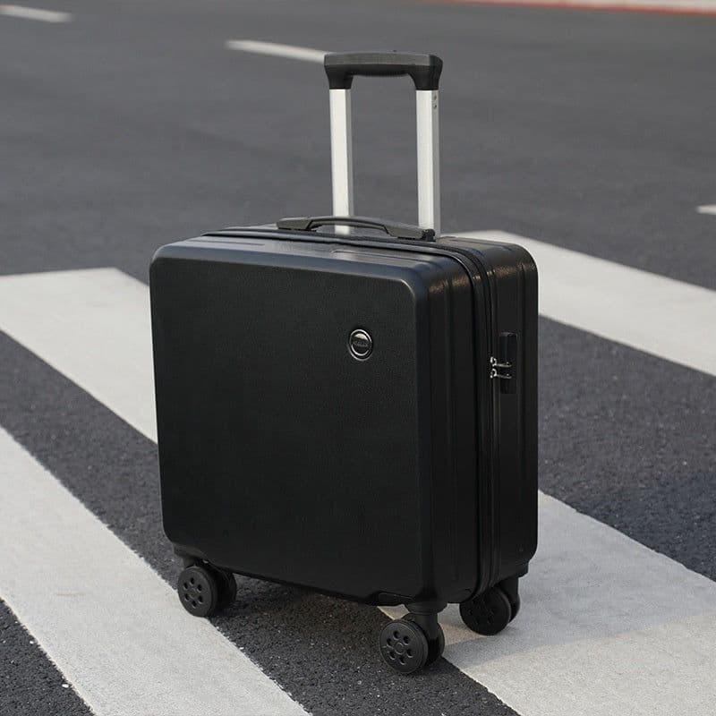 image-18-inch Trolley Case Printed Pattern Luggage Small Children Suitcase Boarding Bag Suitcase