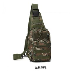 image-Oxford Cloth Cycling Bag Camouflage Outdoor Sports Small Chest Pannier Bag