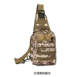 image-Oxford Cloth Cycling Bag Camouflage Outdoor Sports Small Chest Pannier Bag