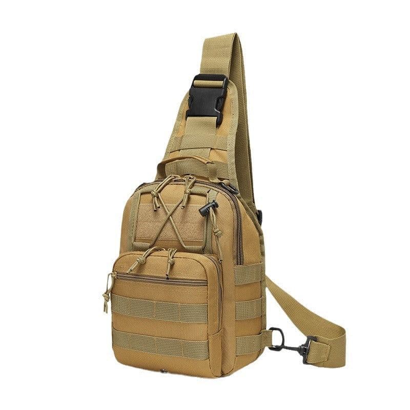 image-Oxford Cloth Cycling Bag Camouflage Outdoor Sports Small Chest Pannier Bag