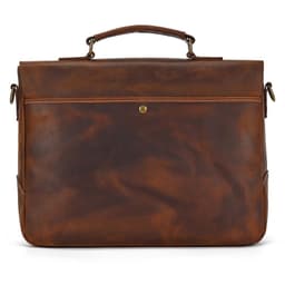 image-Retro Men's Briefcase Crazy Horse Leather