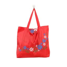 image-Buckle Handbag 210D Oxford Cloth Wallet Hidden Hook Folding Shopping Bag