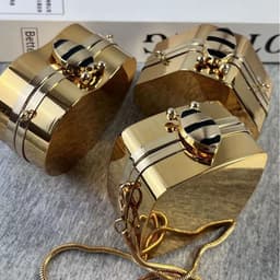 image-Mini Acrylic Round Cake Small Bag Female Fashion Small Cosmetic Bag