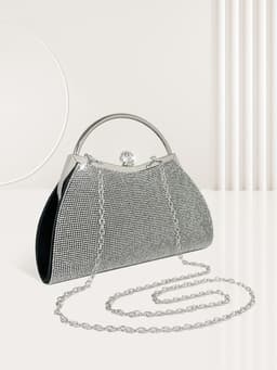 image-Fashion Personality Diamond Stud Portable Women's Bag