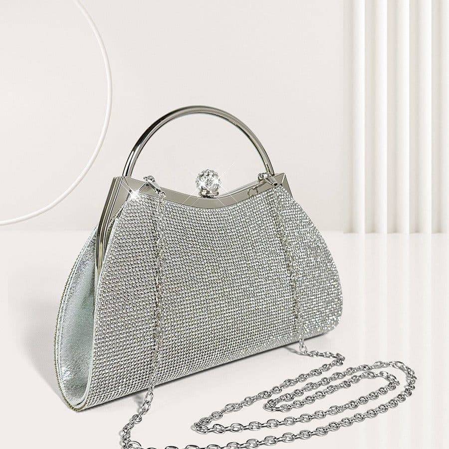 image-Fashion Personality Diamond Stud Portable Women's Bag