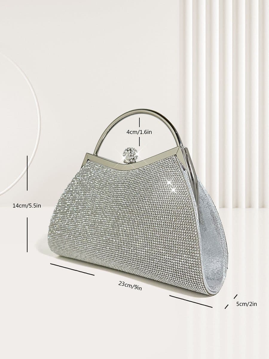 image-Fashion Personality Diamond Stud Portable Women's Bag
