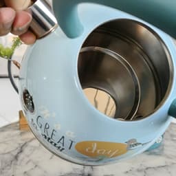 image-Painted Paint Vintage Electric Kettle Electric Tea Burning Stainless Steel Home Appliance