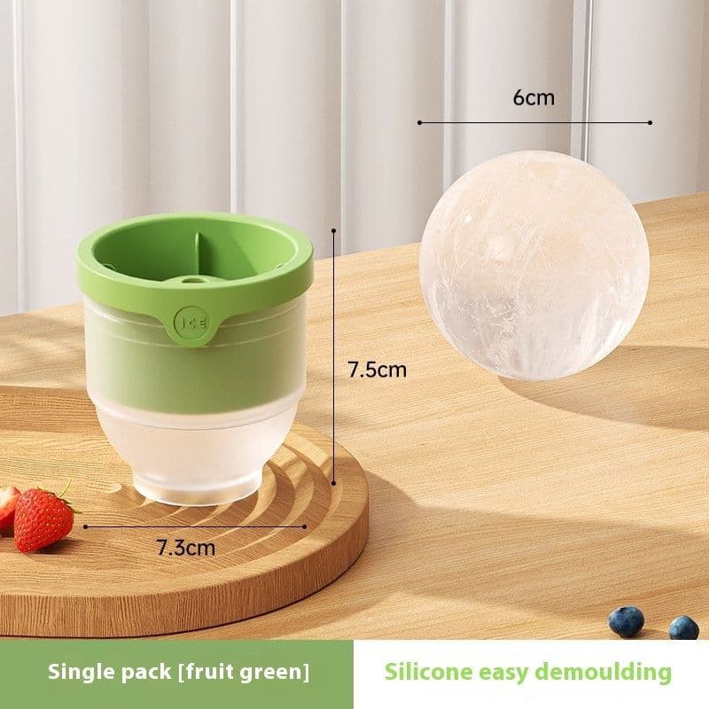 image-Food Grade Ice Hockey Mold Ice Maker Circular Ice Cube