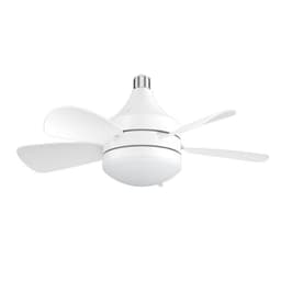 image-LED Straight Leaf Fan Lamp E27 Screw Detachable Fan Blade Bedroom Three-color Dimming Ceiling Ceiling Fan Lights
