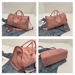 image-Large Capacity Waterproof And Foldable Female Hand-held Luggage Bag