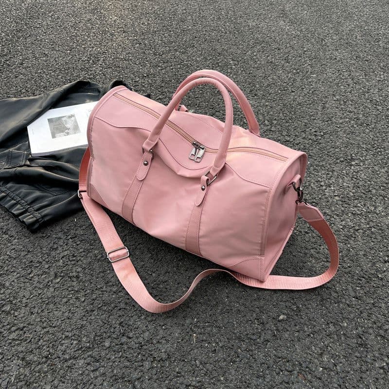 image-Large Capacity Waterproof And Foldable Female Hand-held Luggage Bag