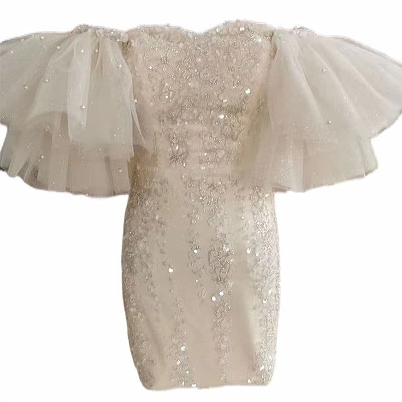 image-Tube Top Cinched Waist Miniskirt Fairy