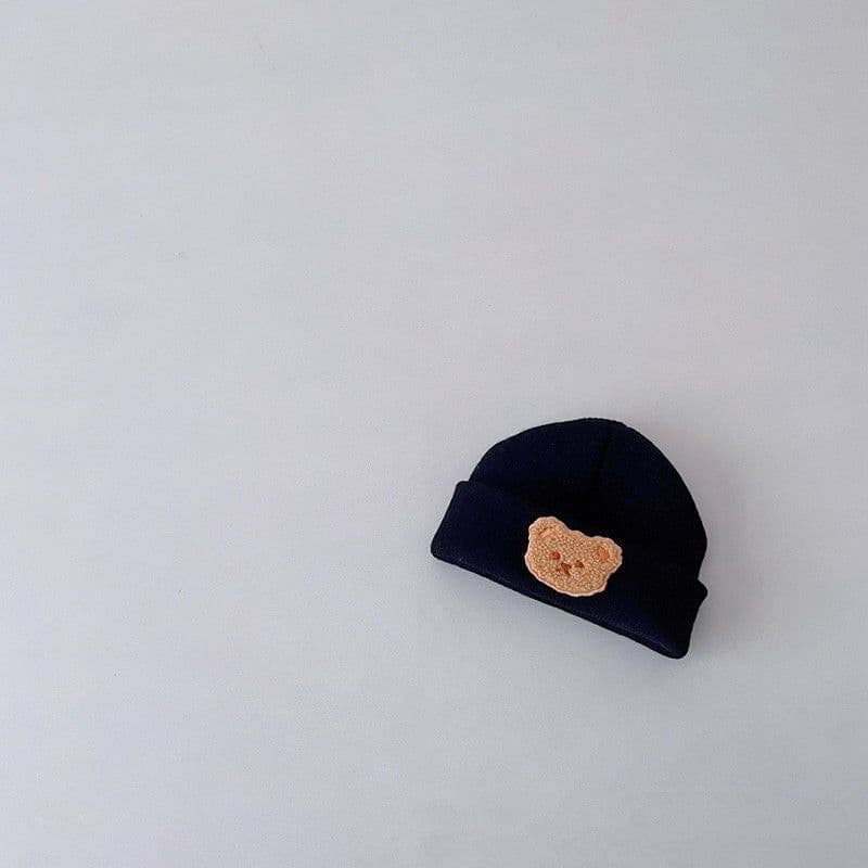 image-Little Bear Cute 0-1 Year Old Baby Boy Thermal Knitting Sleeve Cap