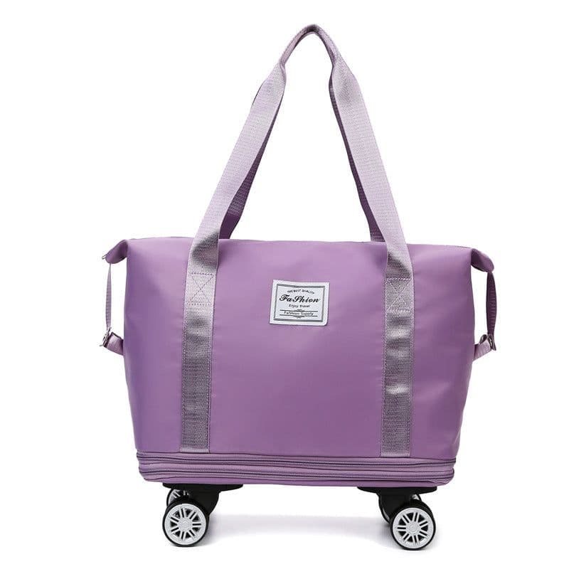 image-Universal Wheel Expandable Luggage Oversized Capacity Travel Bag