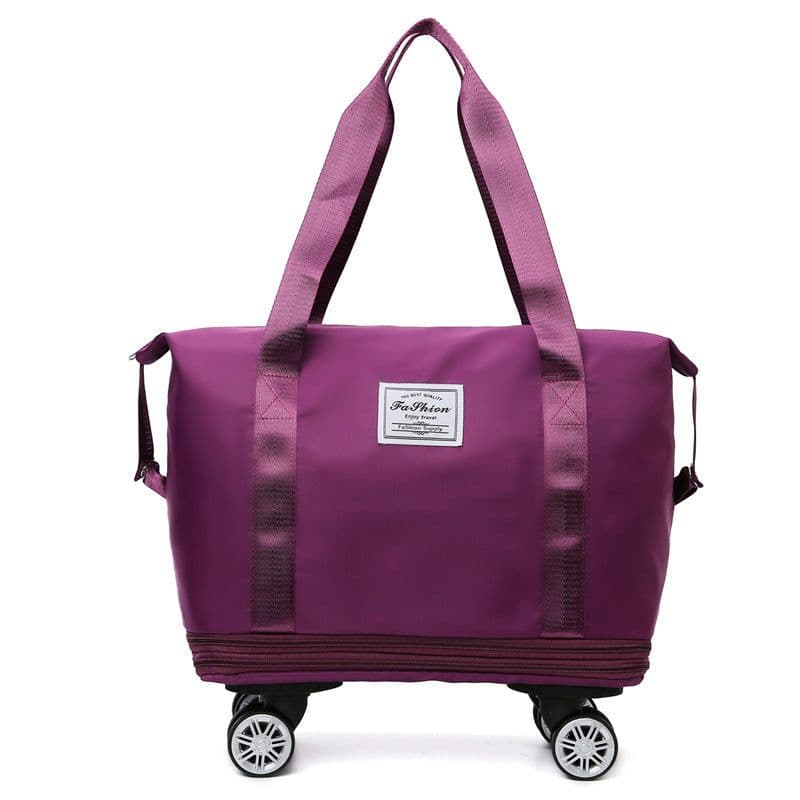 image-Universal Wheel Expandable Luggage Oversized Capacity Travel Bag