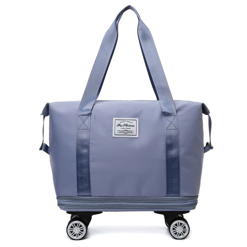 image-Universal Wheel Expandable Luggage Oversized Capacity Travel Bag