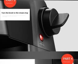 image-Coffee Machine Household Steam Frothed Milk Small Mini Semi-automatic
