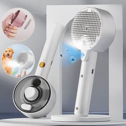 image-Animal Hair Remover Brush Dog And Cat Steam Brush Pet Self Cleaning Dog Brush Grooming Removes Cat Hairs Cat Dog Accessories Pet Products