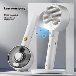 image-Animal Hair Remover Brush Dog And Cat Steam Brush Pet Self Cleaning Dog Brush Grooming Removes Cat Hairs Cat Dog Accessories Pet Products