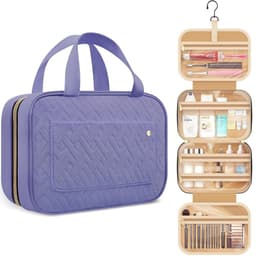 image-Travel Toiletry Bag Portable Cosmetic Bag With Hook