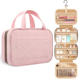 image-Travel Toiletry Bag Portable Cosmetic Bag With Hook