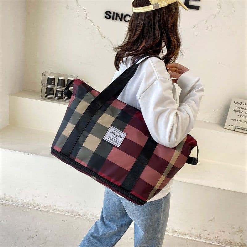image-Portable Fitness Bag Large Capacity Yoga