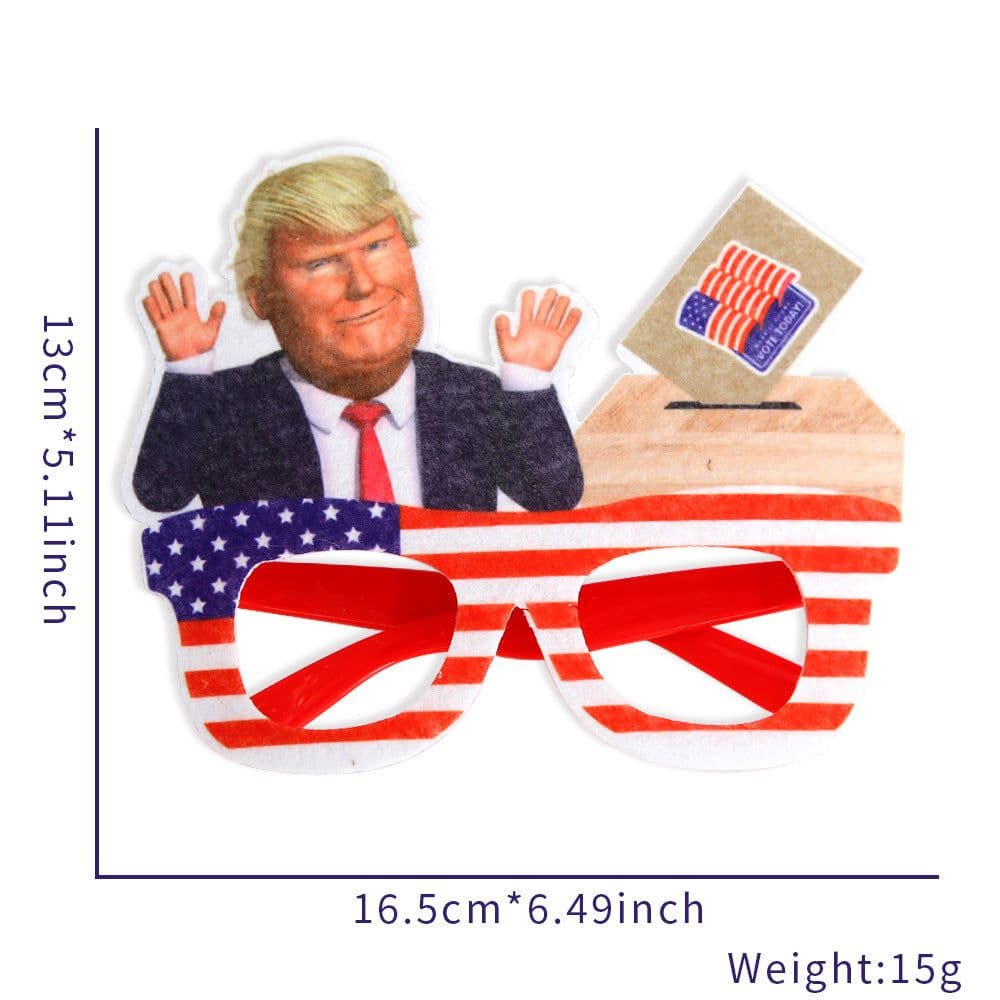image-US Election Decorations Trump Glasses Presidential Election Souvenir