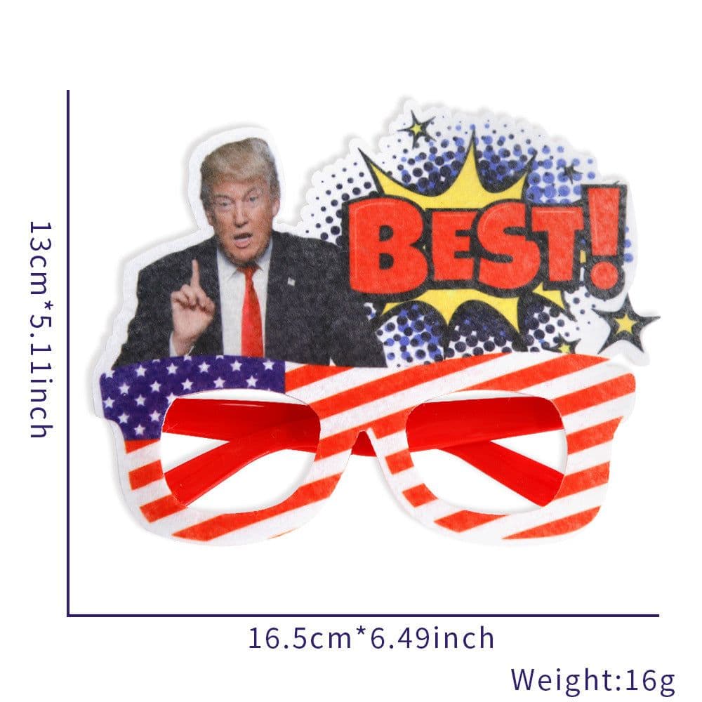 image-US Election Decorations Trump Glasses Presidential Election Souvenir