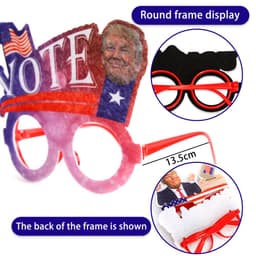image-US Election Decorations Trump Glasses Presidential Election Souvenir