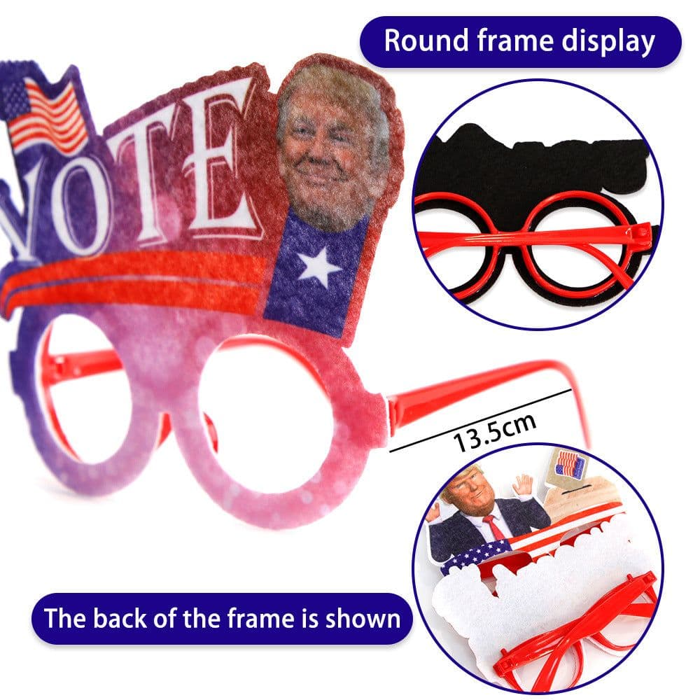 image-US Election Decorations Trump Glasses Presidential Election Souvenir
