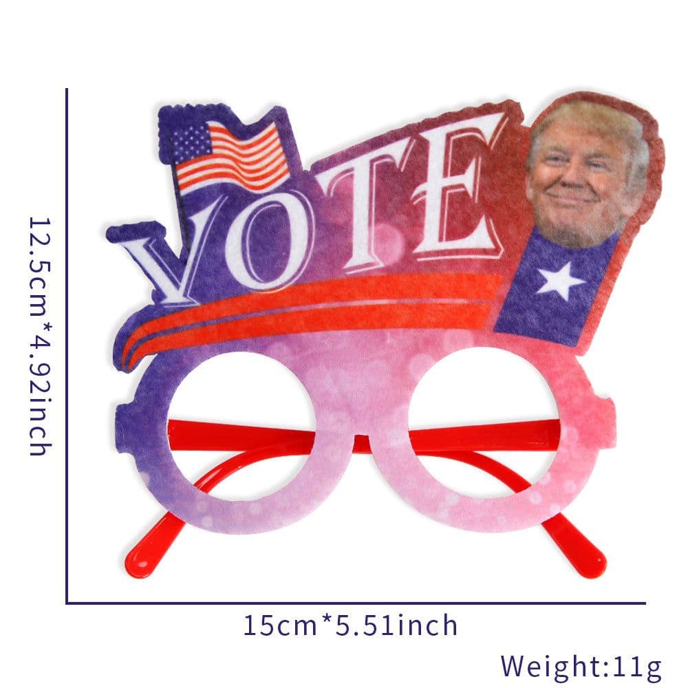 image-US Election Decorations Trump Glasses Presidential Election Souvenir