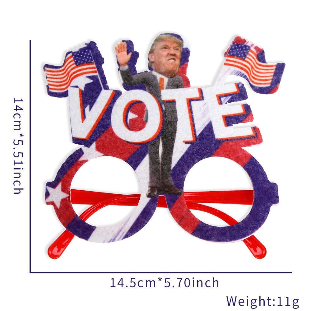 image-US Election Decorations Trump Glasses Presidential Election Souvenir