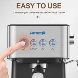 image-Italian Semi-automatic Concentrated High Pressure Extraction Frothed Milk Coffee Machine