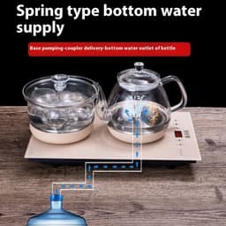 image-37x23 Full-automatic Bottom Water-feeding Electric Kettle Induction Cooker