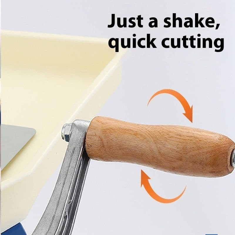 image-Portable Household Hand Cranked Small Meat Slicer