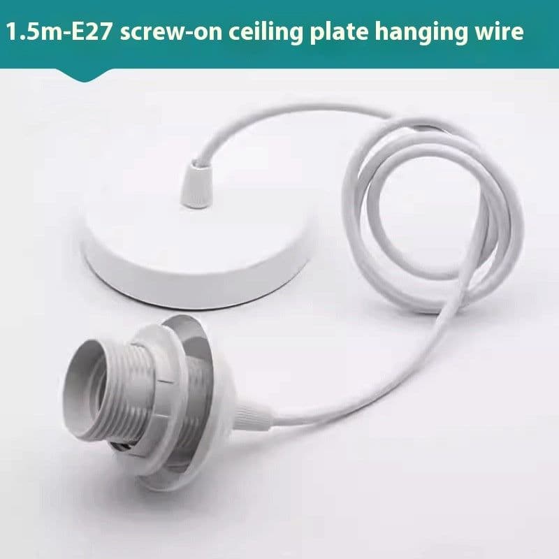 image-E27 Screw Fan Lamp Smart Remote Control Living Room Bedroom Fan-style Ceiling Lamp