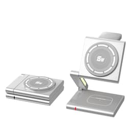 image-Folding Mobile Phone Headset Watch Three-in-one Wireless Charger