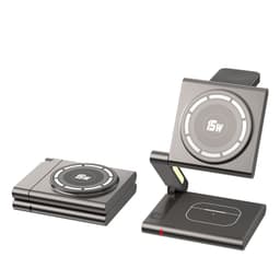 image-Folding Mobile Phone Headset Watch Three-in-one Wireless Charger